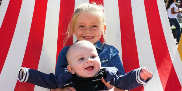 Best of British Image of two children at the Best of British Event - UK Media and Events Limited.