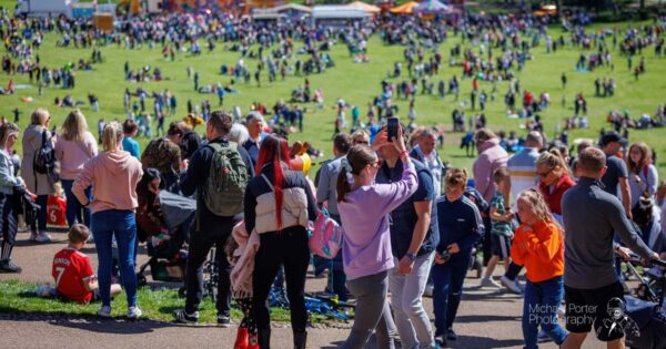 Preston Egg Rolling Event 2022 Crowds Preston Egg Rolling Event 2022 Crowds