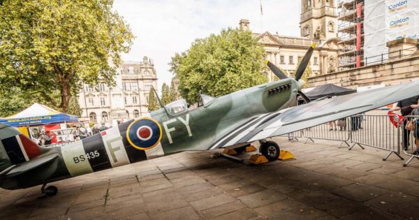 Spitfire-Battle-of-Britiain-Event-Preston Spitfire at Battle of Britiain Event in Preston